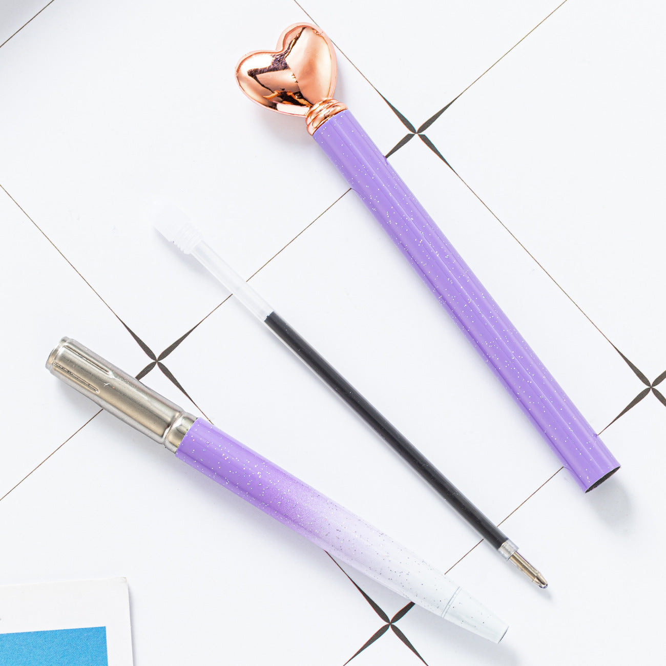 Wholesale Heart-shaped Metal Ballpoint Pens